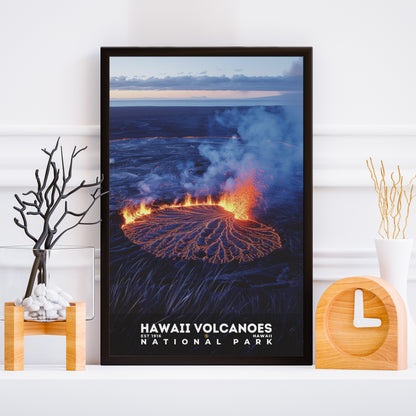 Hawaii Volcanoes National Park Poster | S19