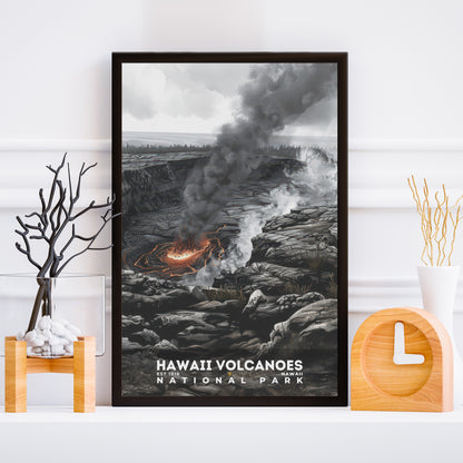 Hawaii Volcanoes National Park Poster | S17