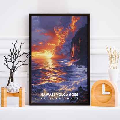 Hawaii Volcanoes National Park Poster | S18