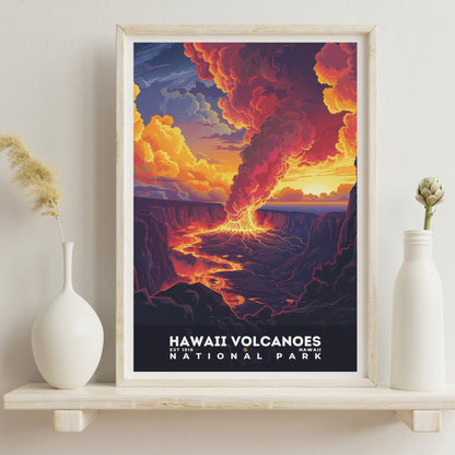 Hawaii Volcanoes National Park Poster | S11