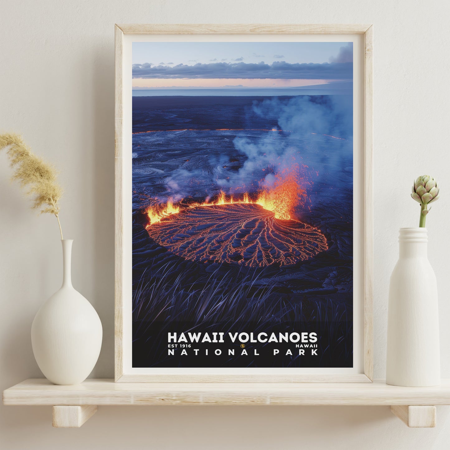 Hawaii Volcanoes National Park Poster | S19