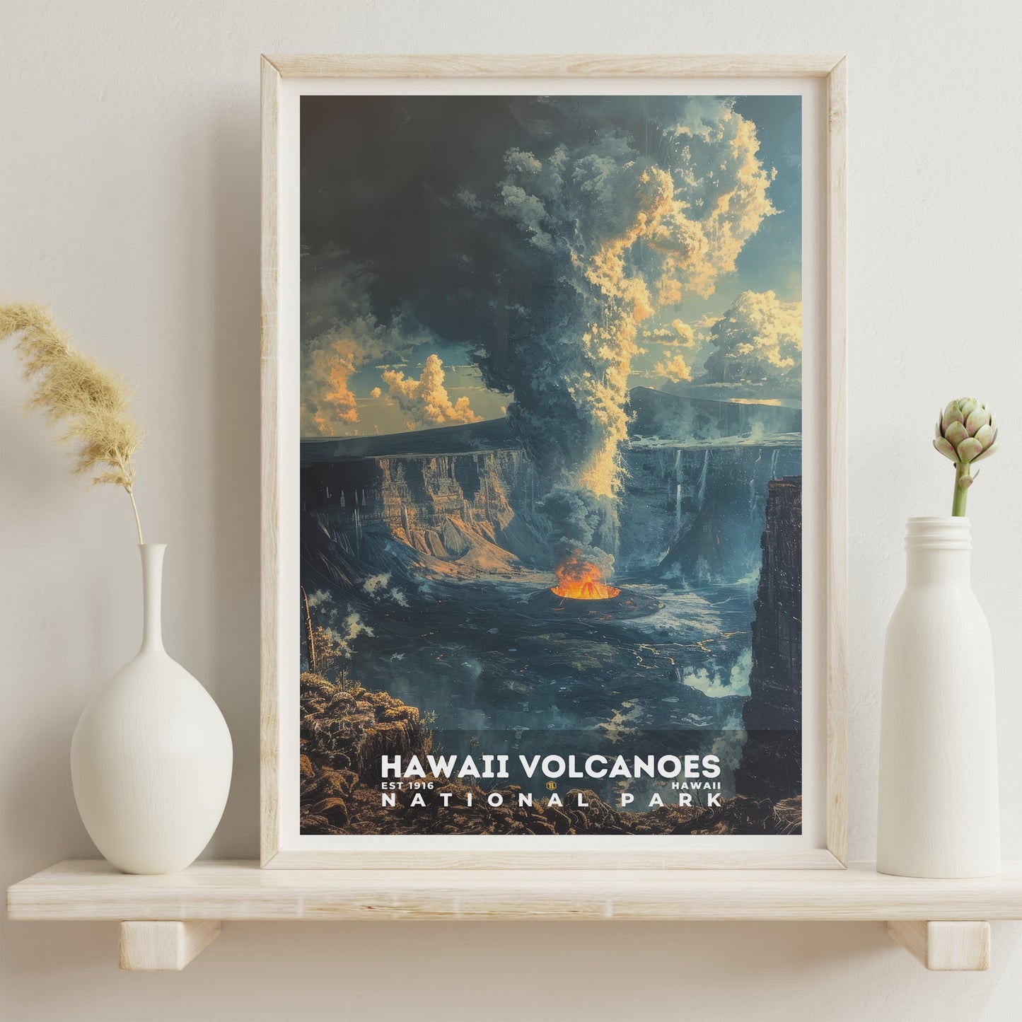 Hawaii Volcanoes National Park Poster | S14