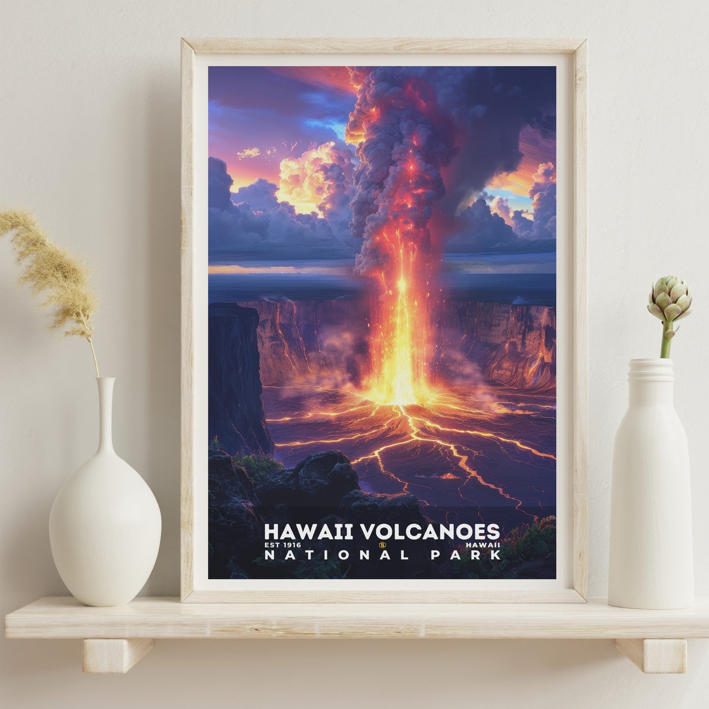 Hawaii Volcanoes National Park Poster | S13