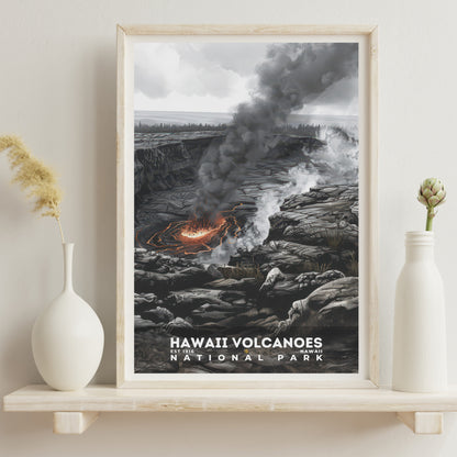 Hawaii Volcanoes National Park Poster | S17