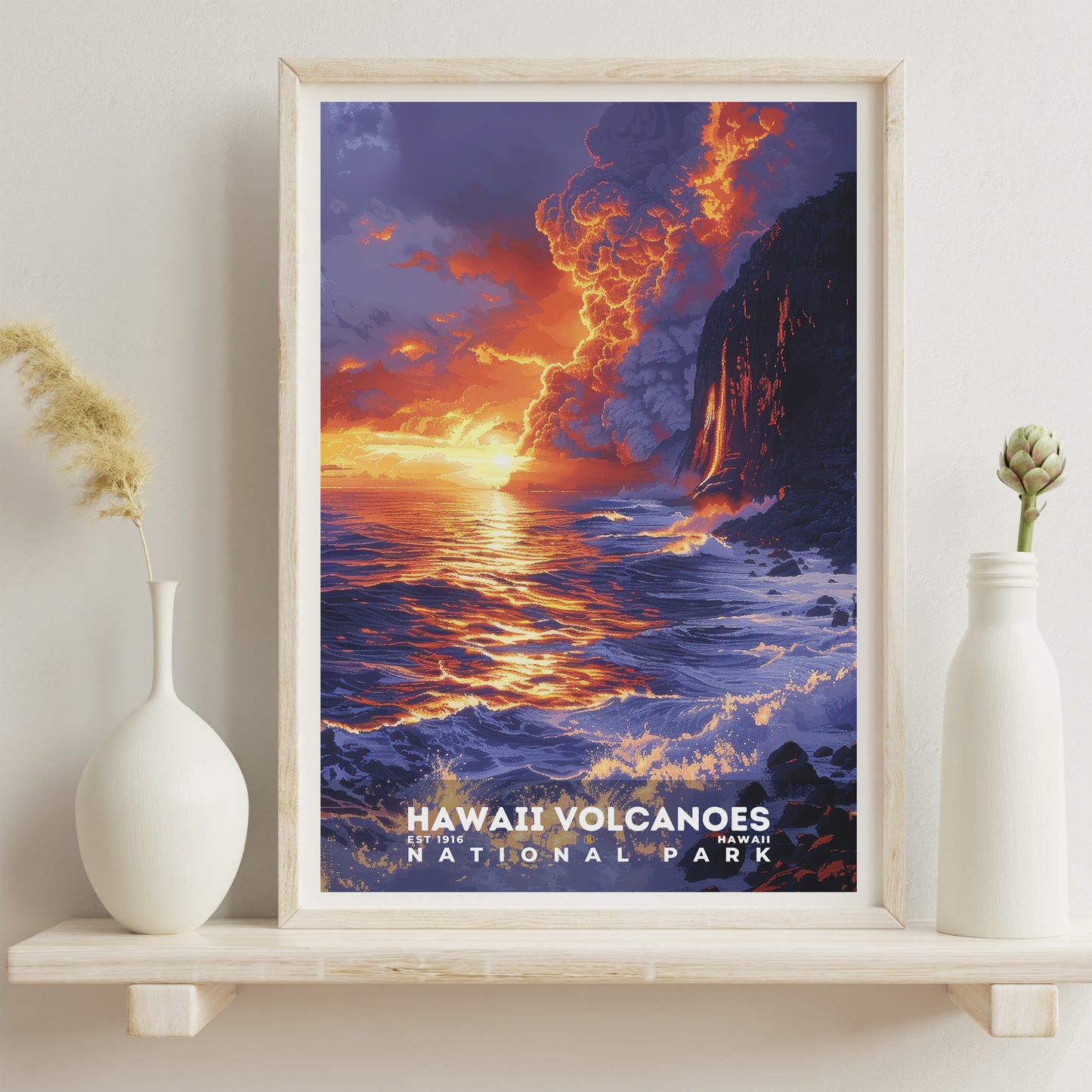 Hawaii Volcanoes National Park Poster | S18