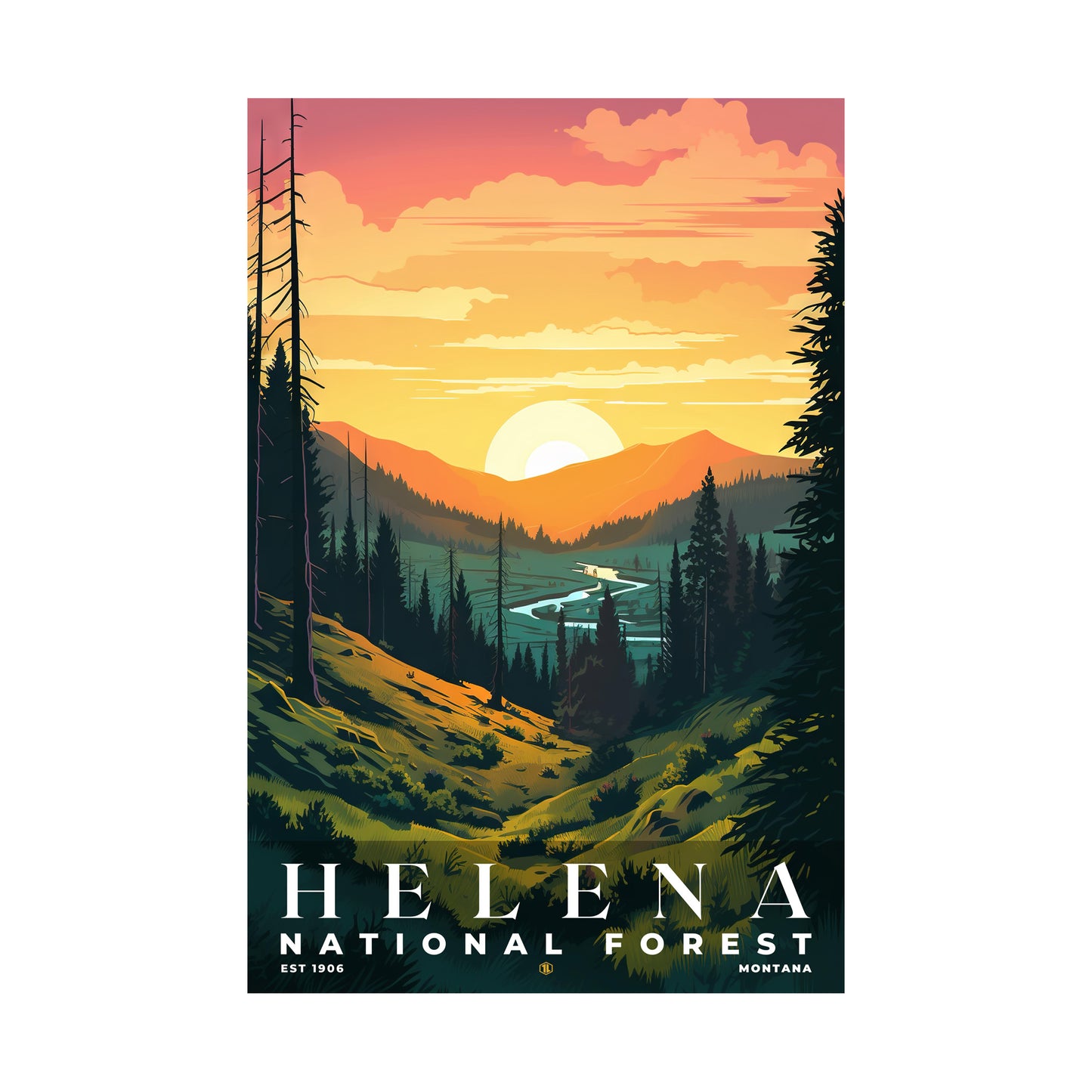 Helena National Forest Poster | S01