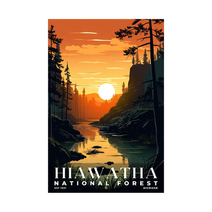 Hiawatha National Forest Poster | S01