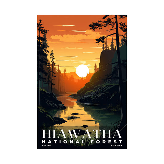 Hiawatha National Forest Poster | S01