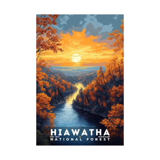 Hiawatha National Forest Poster | S02