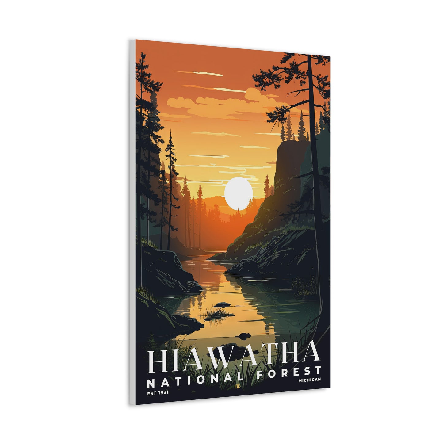 Hiawatha National Forest Poster | S01