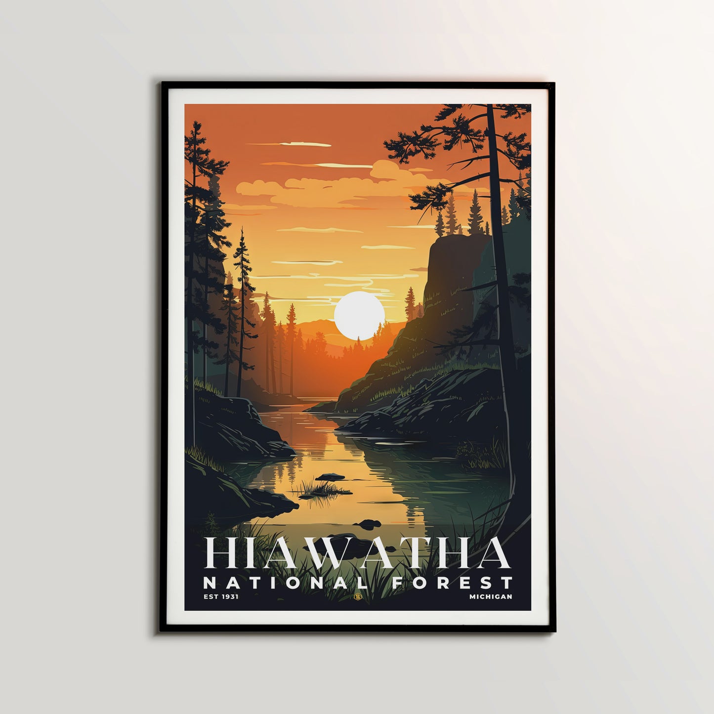 Hiawatha National Forest Poster | S01