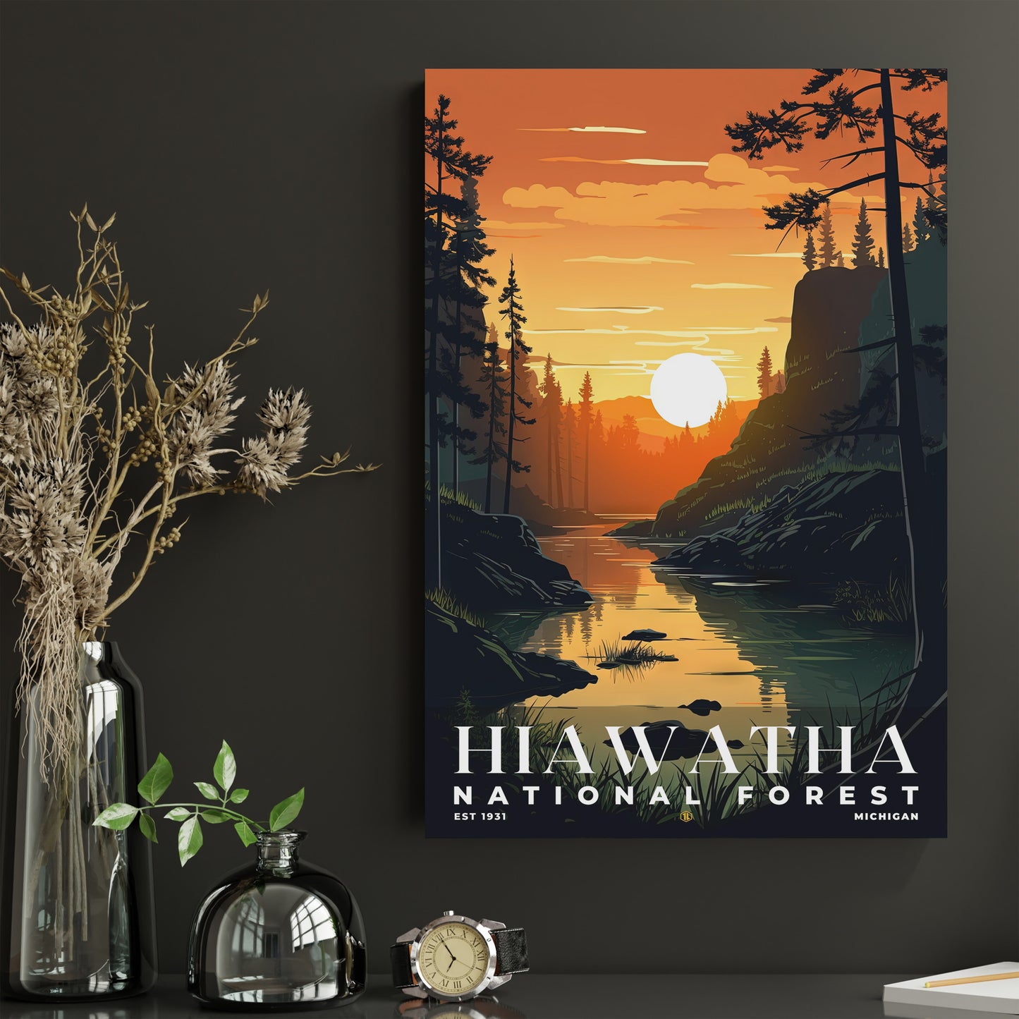 Hiawatha National Forest Poster | S01