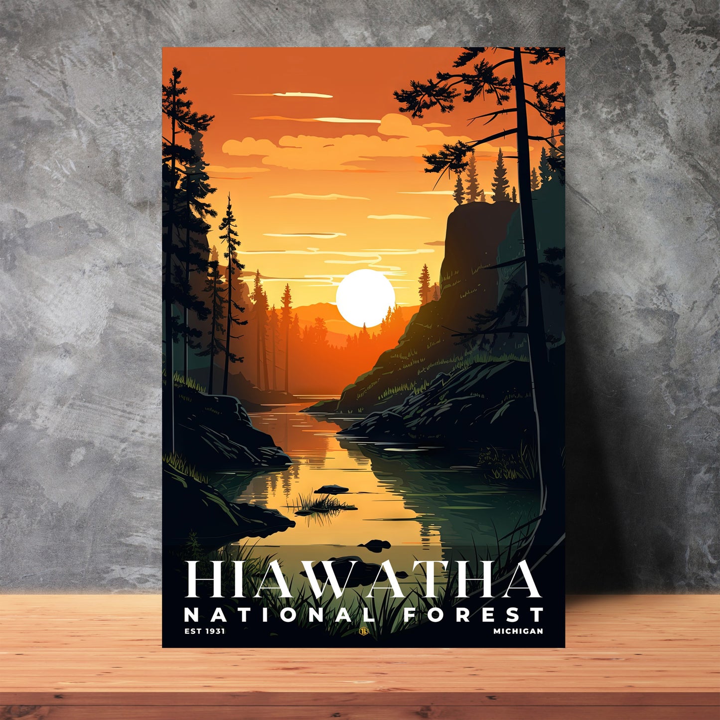 Hiawatha National Forest Poster | S01