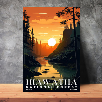 Hiawatha National Forest Poster | S01