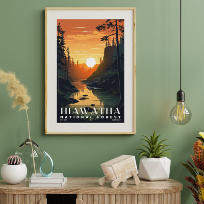 Hiawatha National Forest Poster | S01