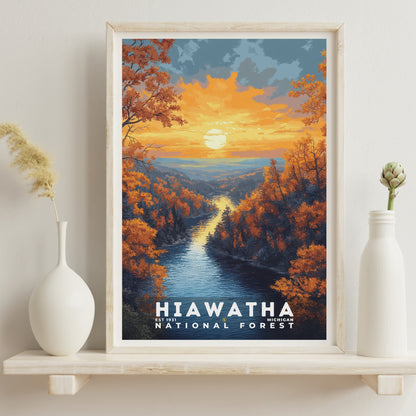 Hiawatha National Forest Poster | S02