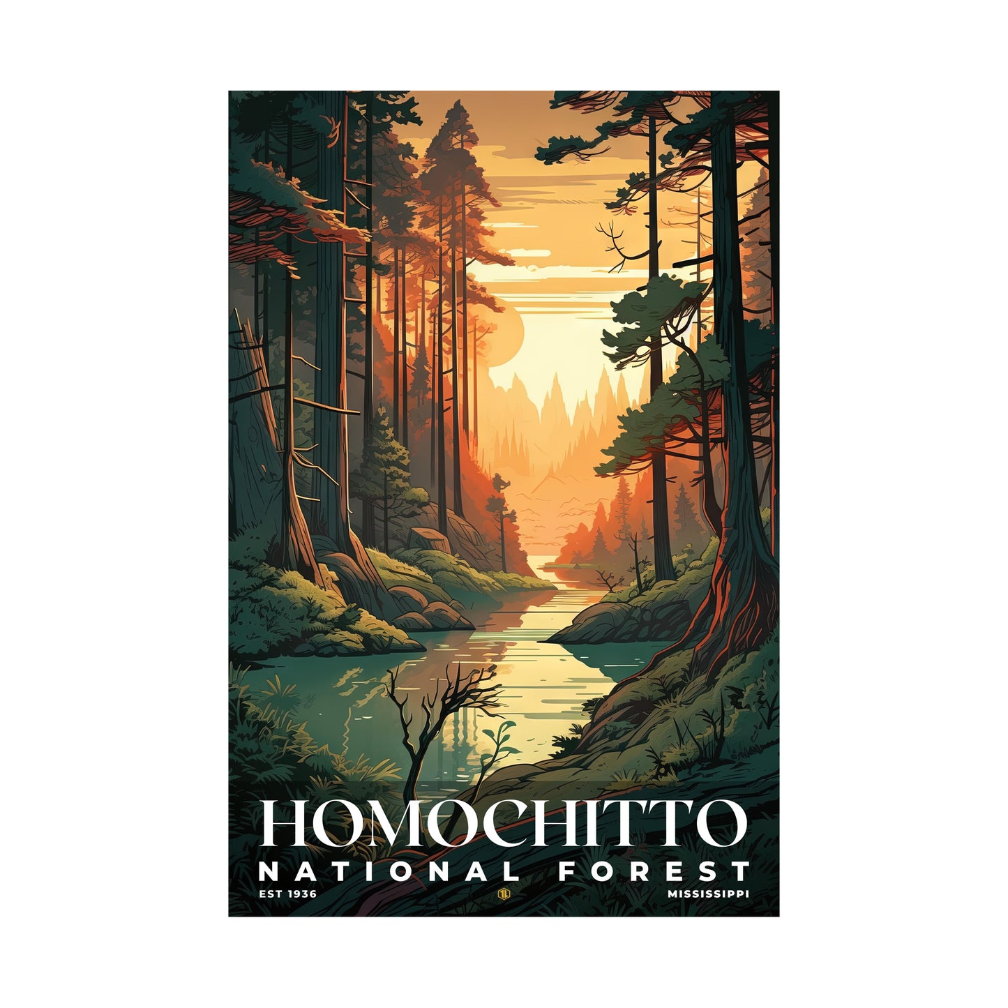 Homochitto National Forest Poster | S01