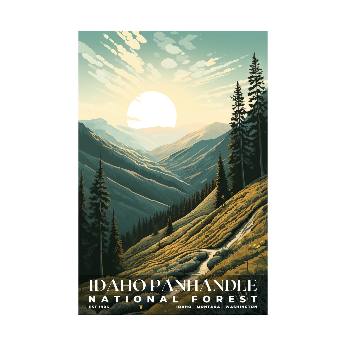 Idaho Panhandle National Forest Poster | S01