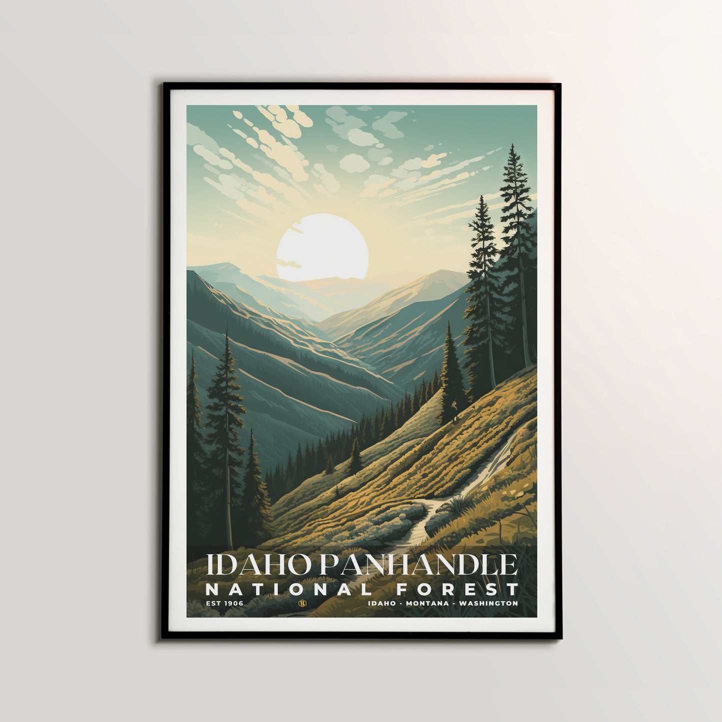 Idaho Panhandle National Forest Poster | S01