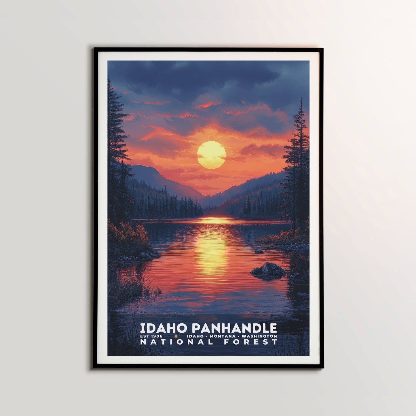 Idaho Panhandle National Forest Poster | S02