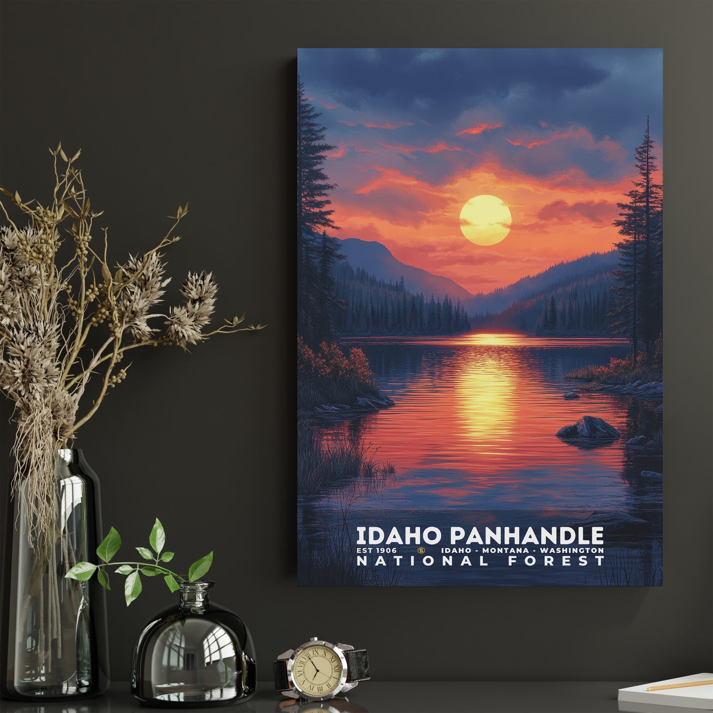 Idaho Panhandle National Forest Poster | S02