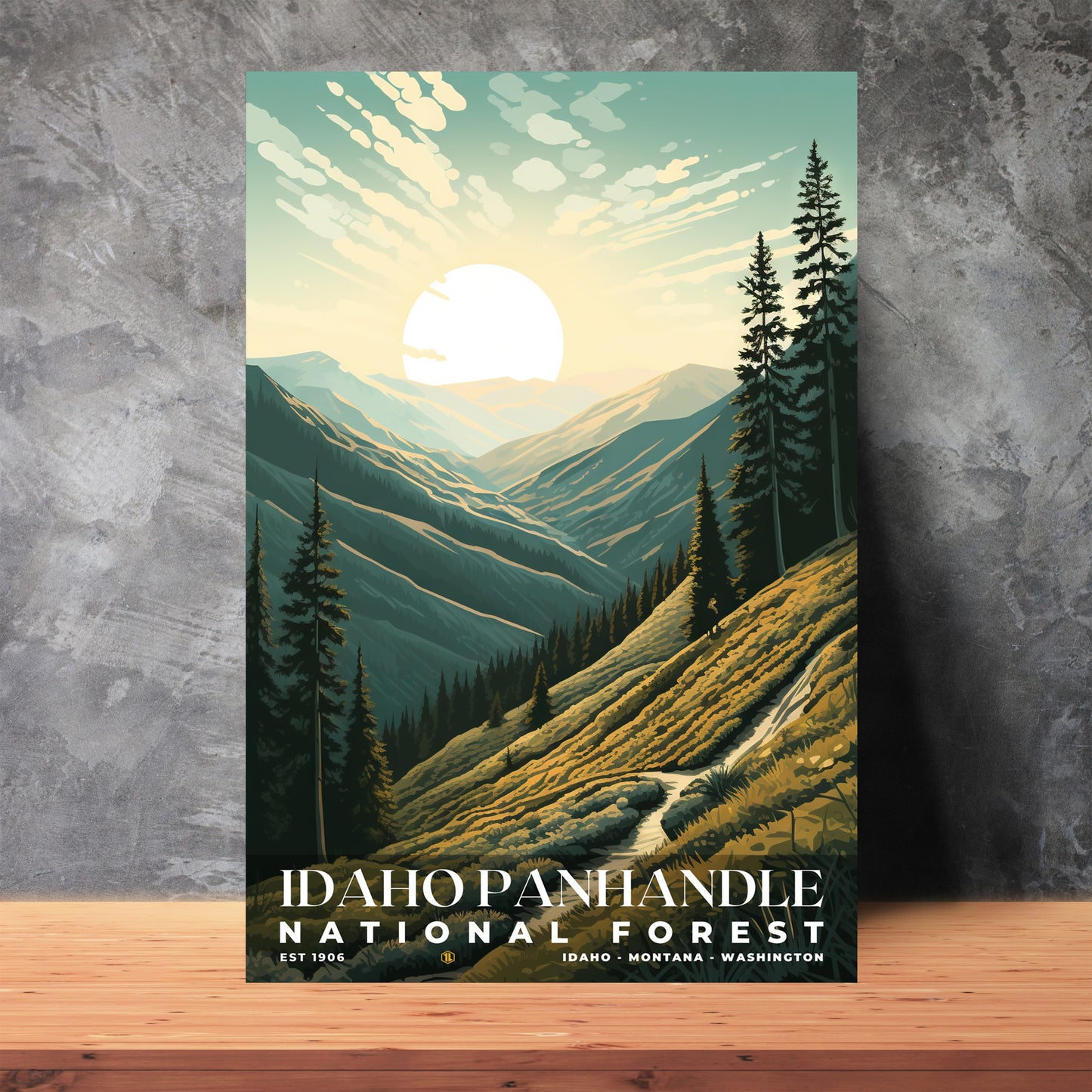 Idaho Panhandle National Forest Poster | S01