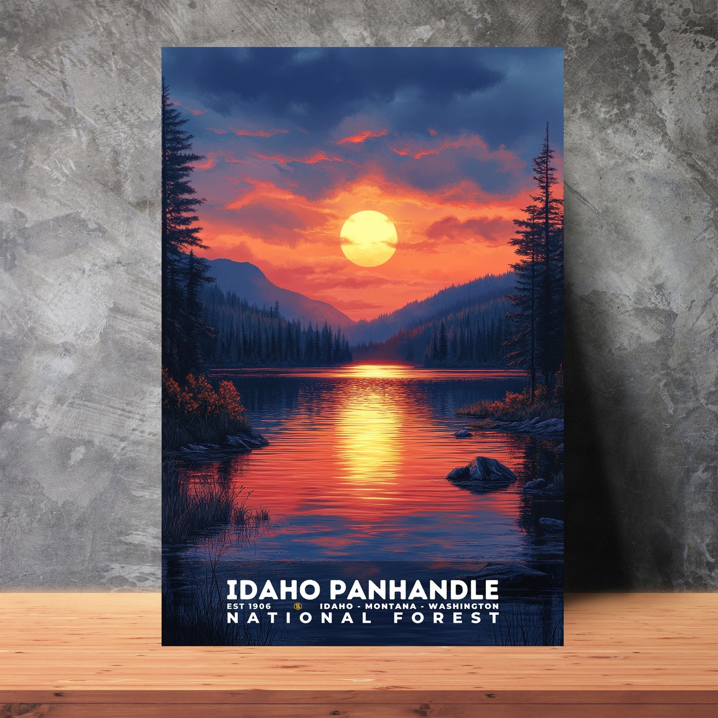Idaho Panhandle National Forest Poster | S02