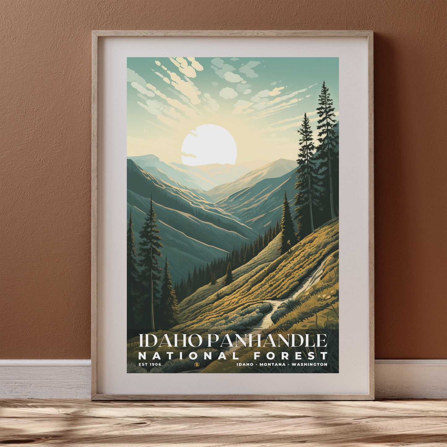 Idaho Panhandle National Forest Poster | S01