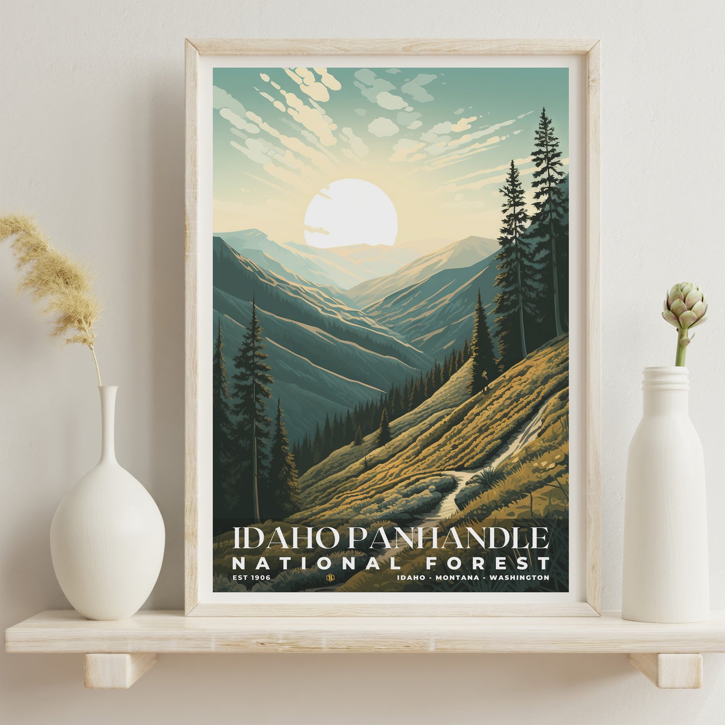 Idaho Panhandle National Forest Poster | S01