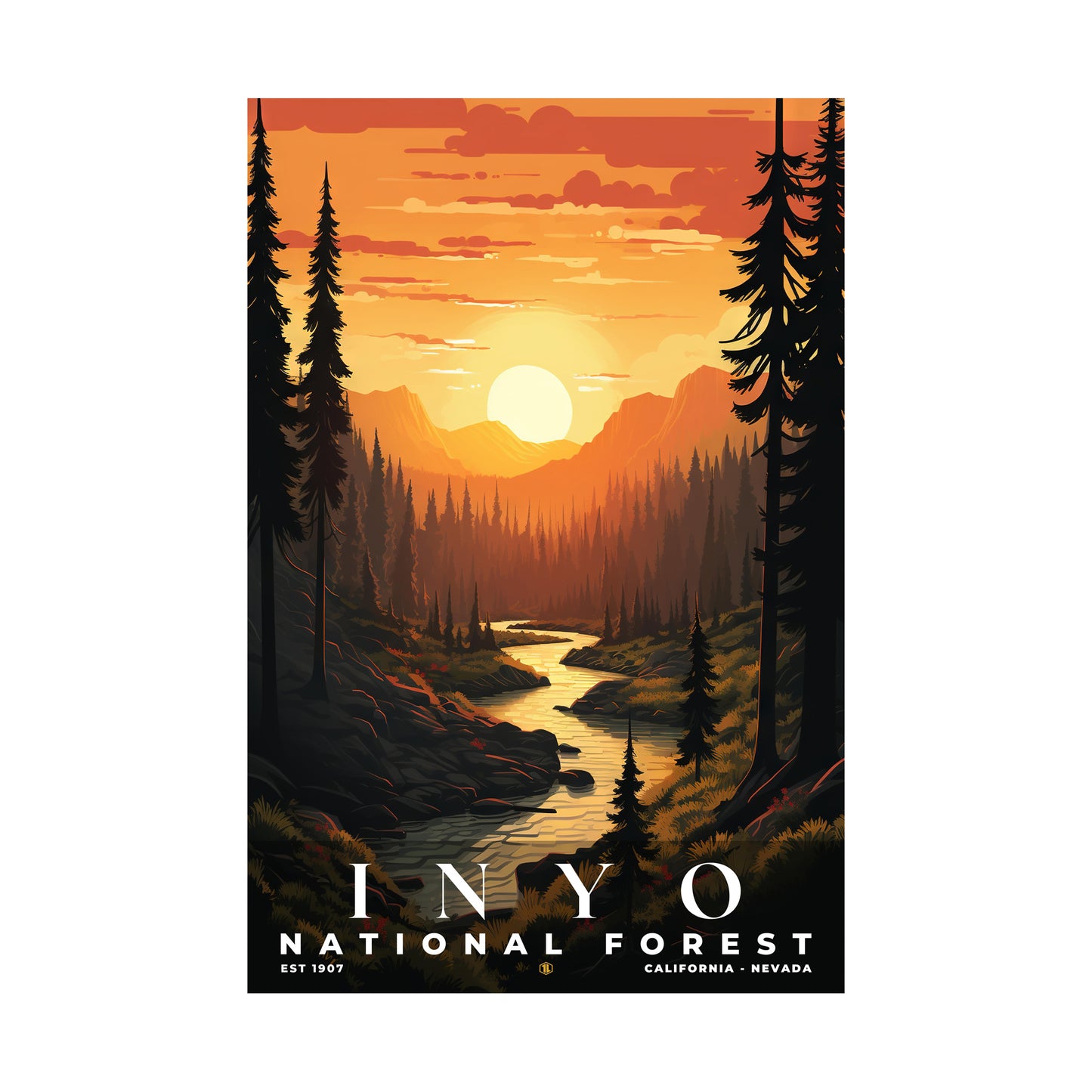 Inyo National Forest Poster | S01