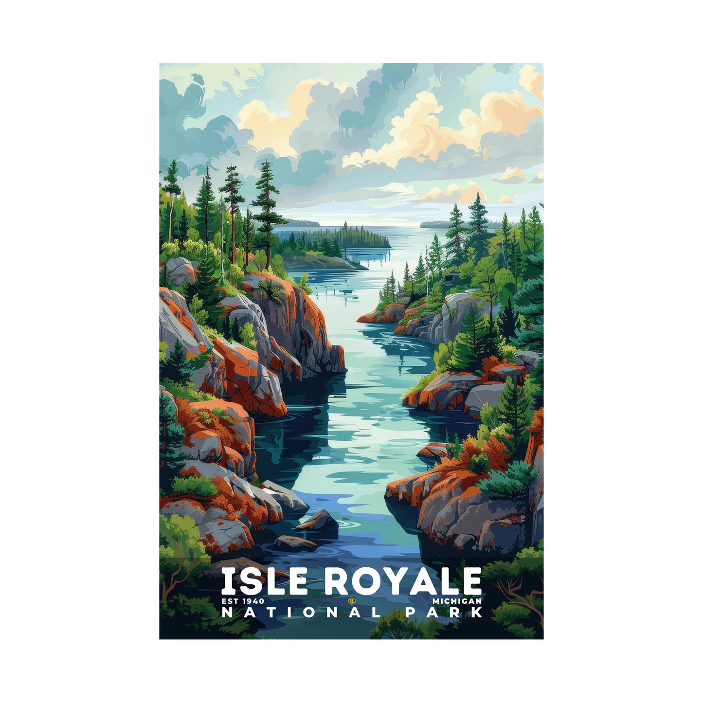 Isle Royale National Park Poster | S11