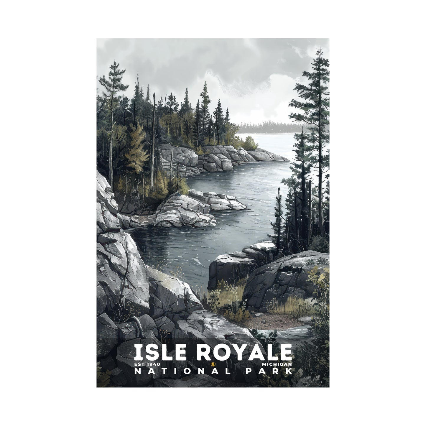 Isle Royale National Park Poster | S17