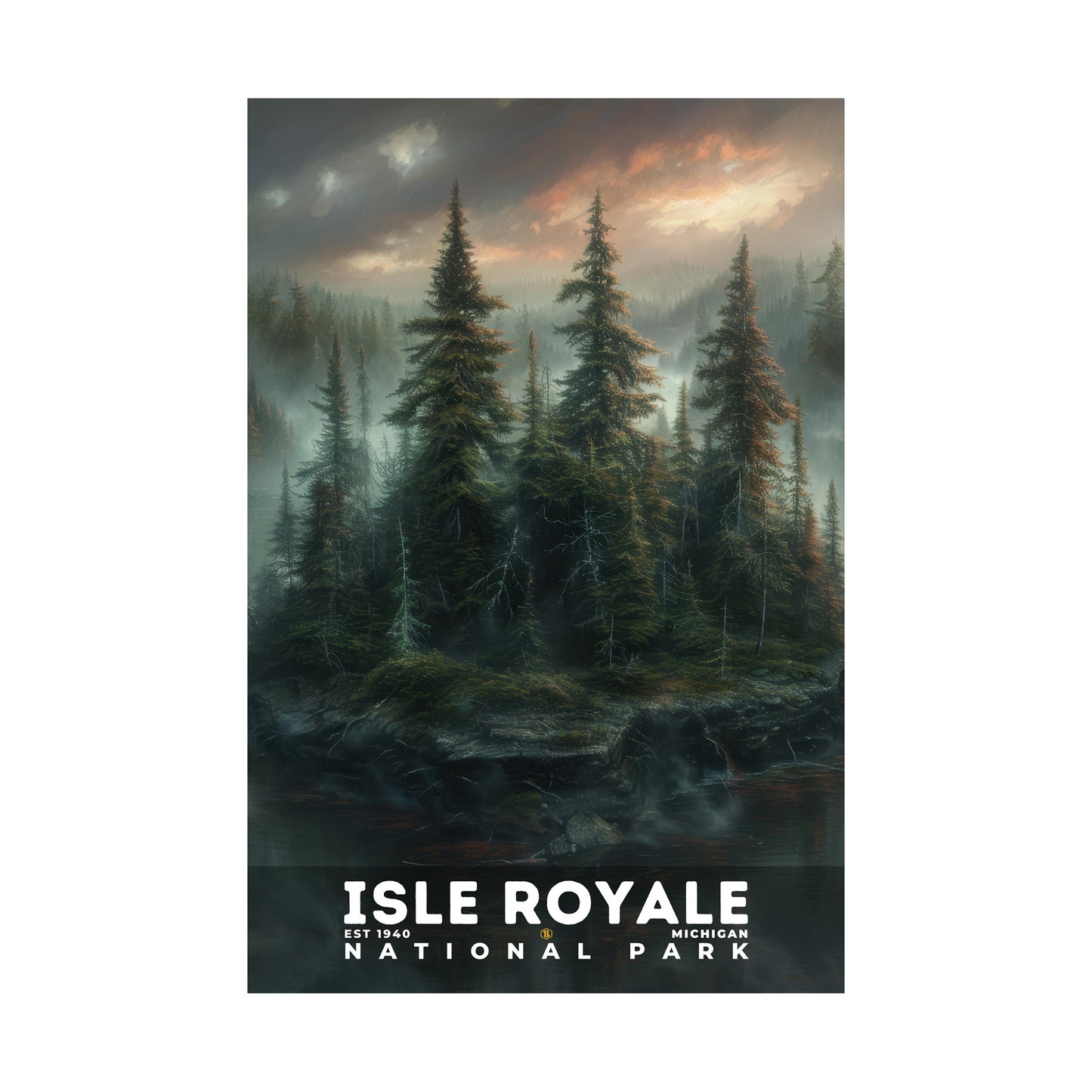 Isle Royale National Park Poster | S12