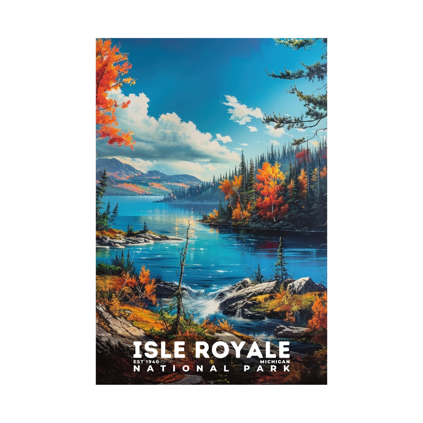 Isle Royale National Park Poster | S16