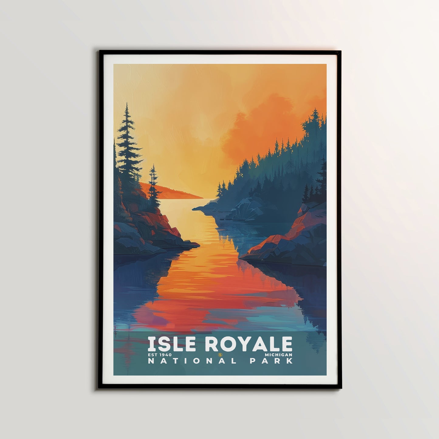 Isle Royale National Park Poster | S20