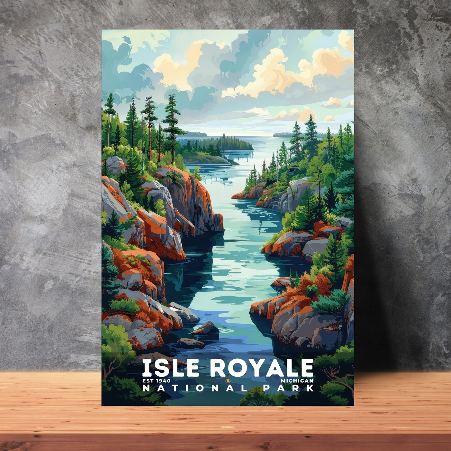 Isle Royale National Park Poster | S11