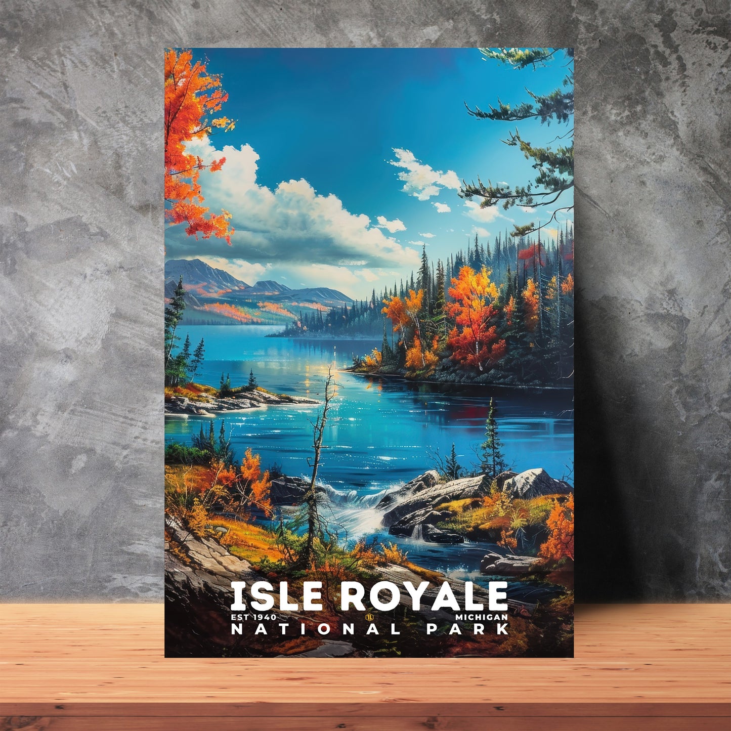 Isle Royale National Park Poster | S16