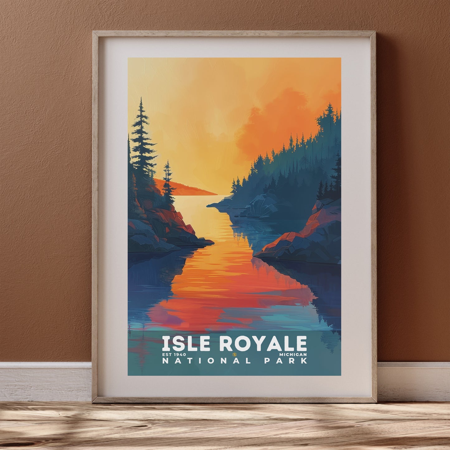 Isle Royale National Park Poster | S20