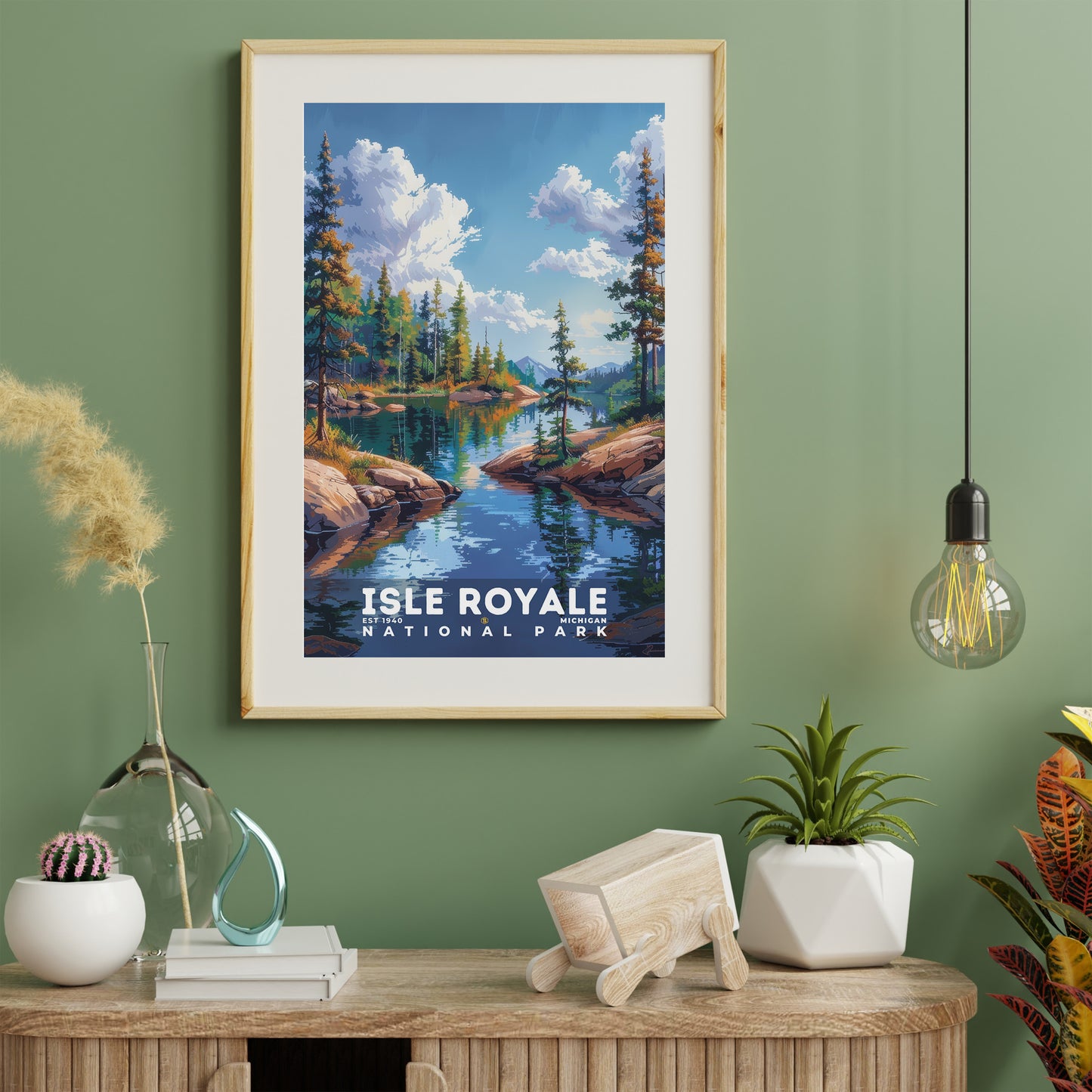 Isle Royale National Park Poster | S18