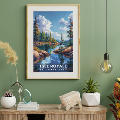 Isle Royale National Park Poster | S18