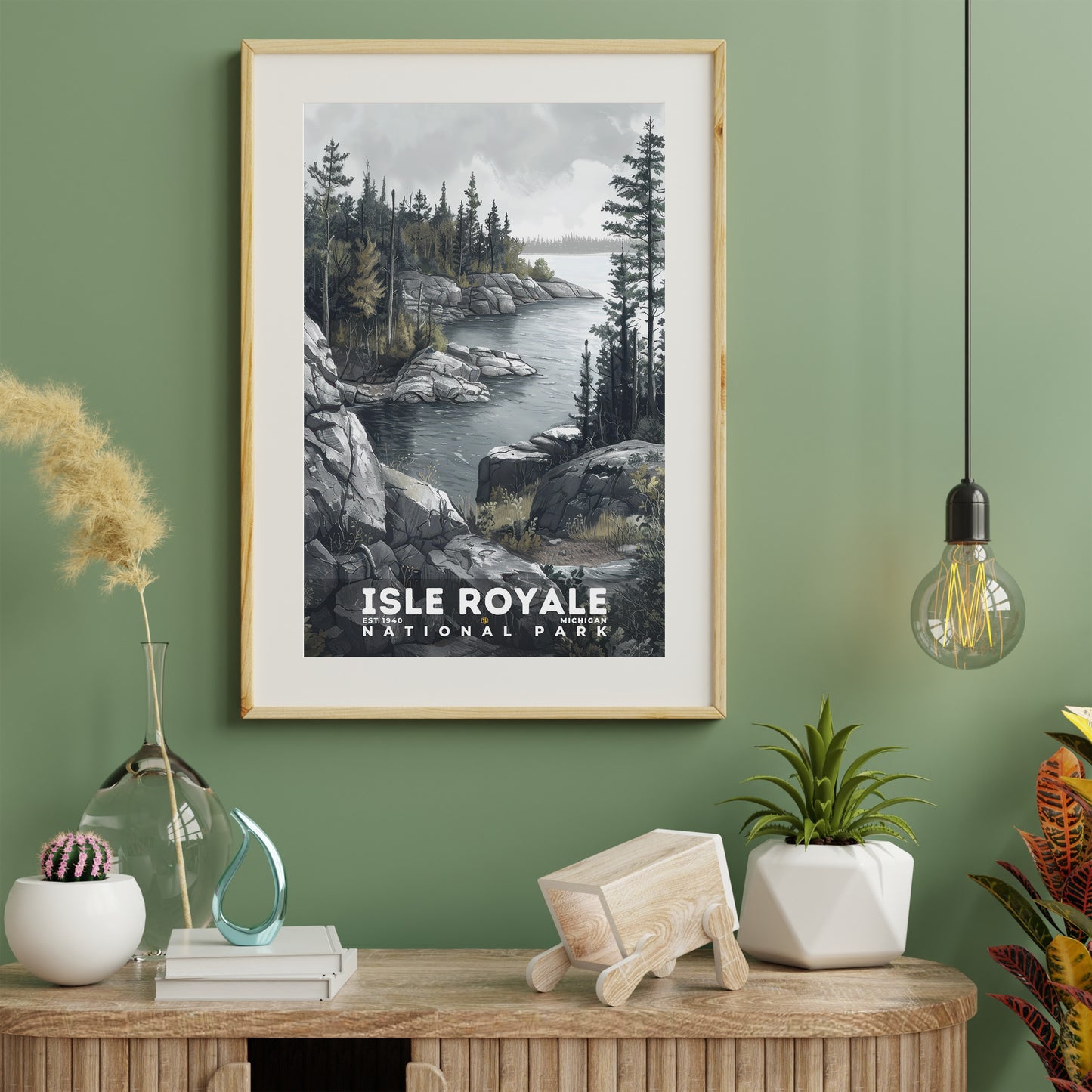 Isle Royale National Park Poster | S17