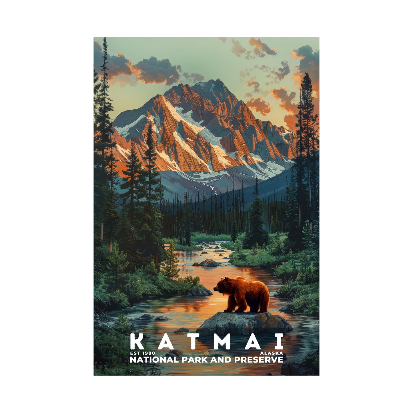 Katmai National Park Poster | S11