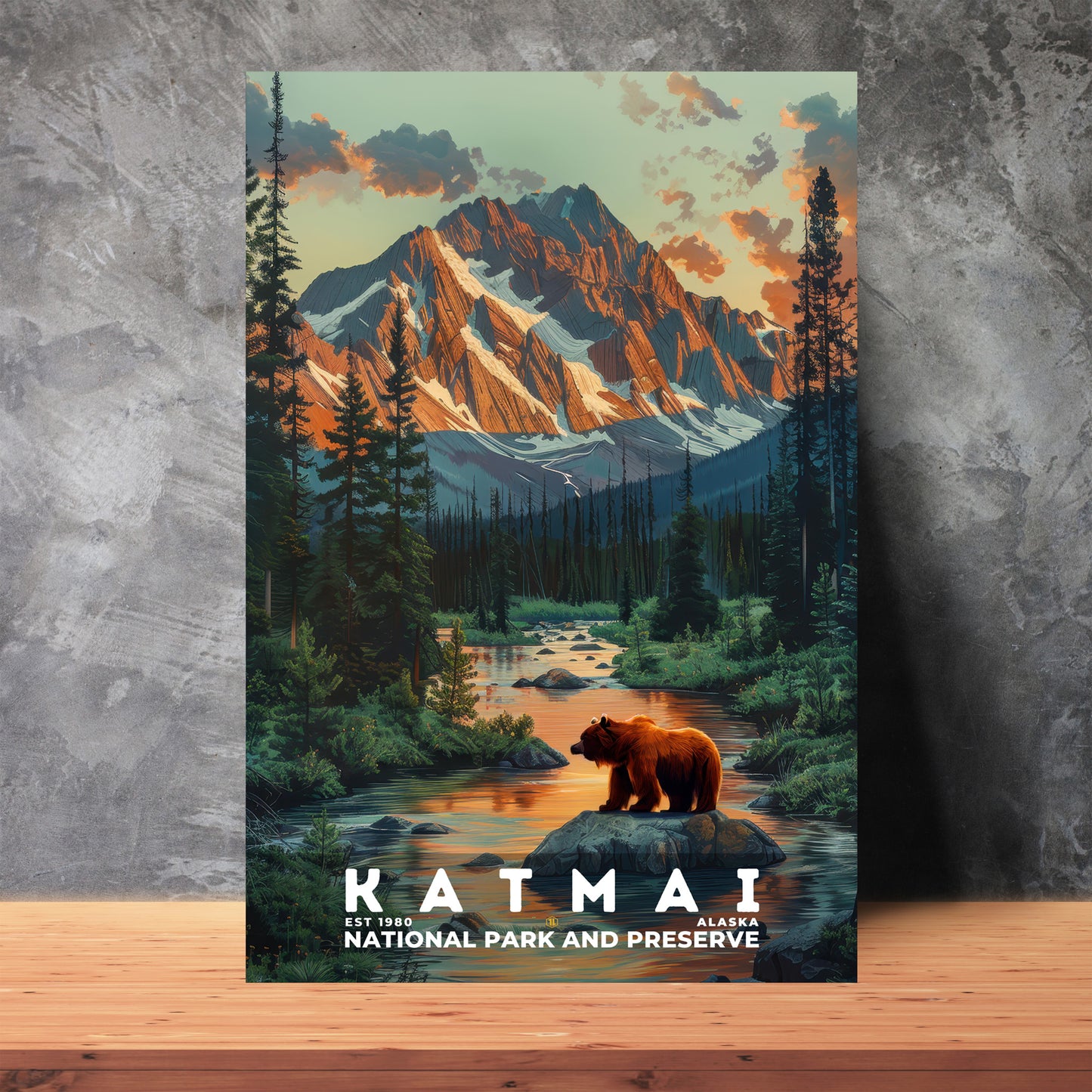 Katmai National Park Poster | S11