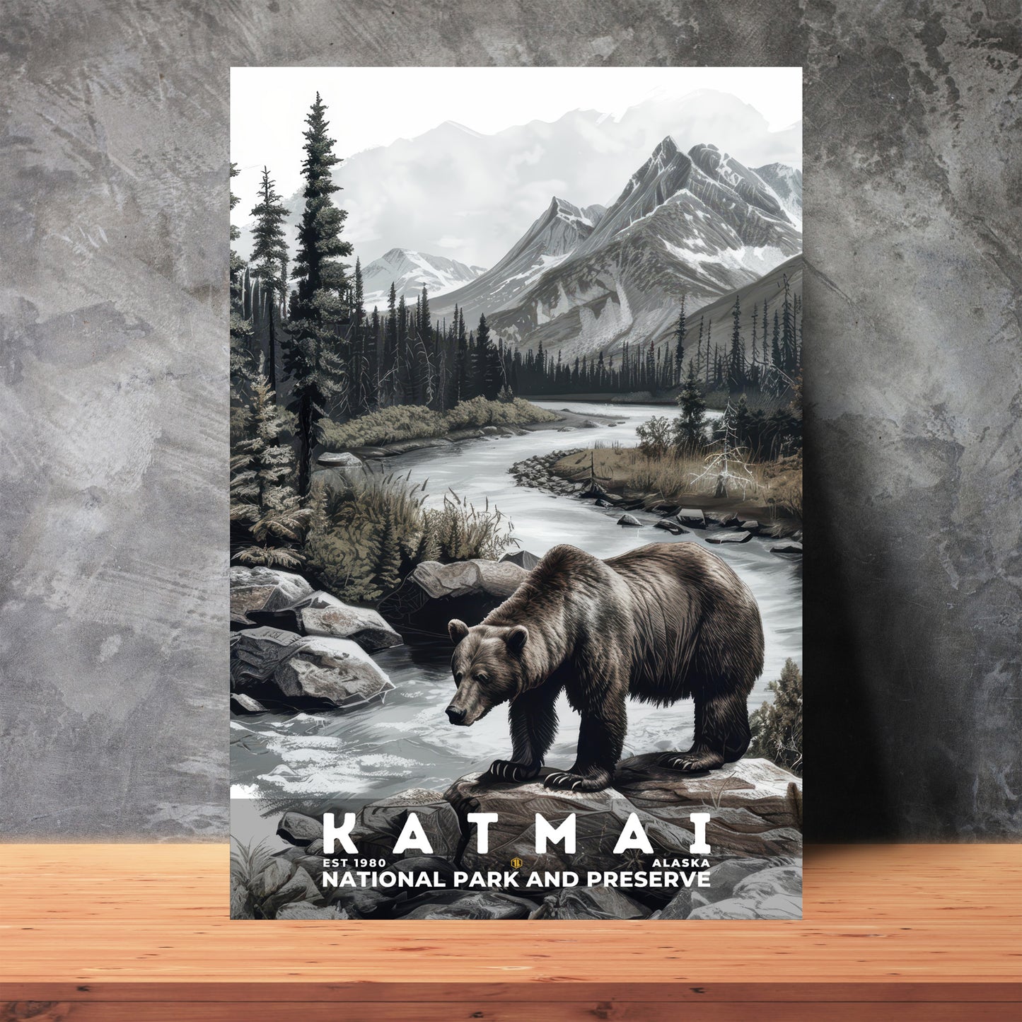 Katmai National Park Poster | S17