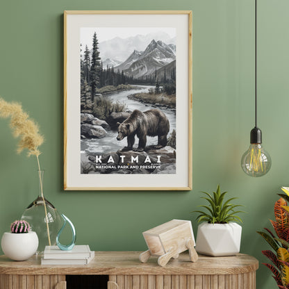 Katmai National Park Poster | S17