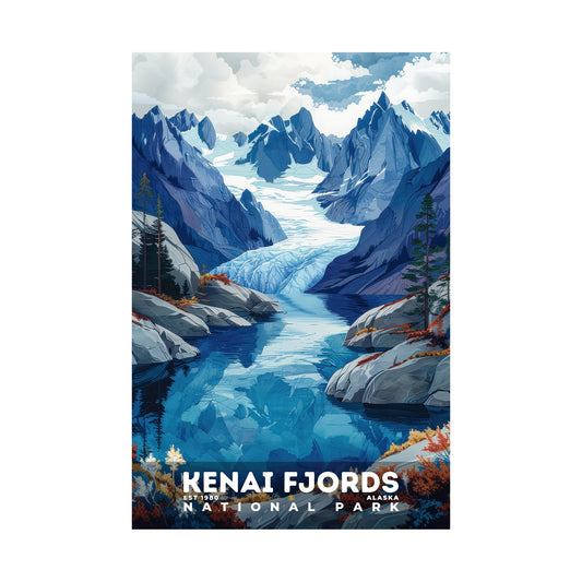 Kenai Fjords National Park Poster | S11