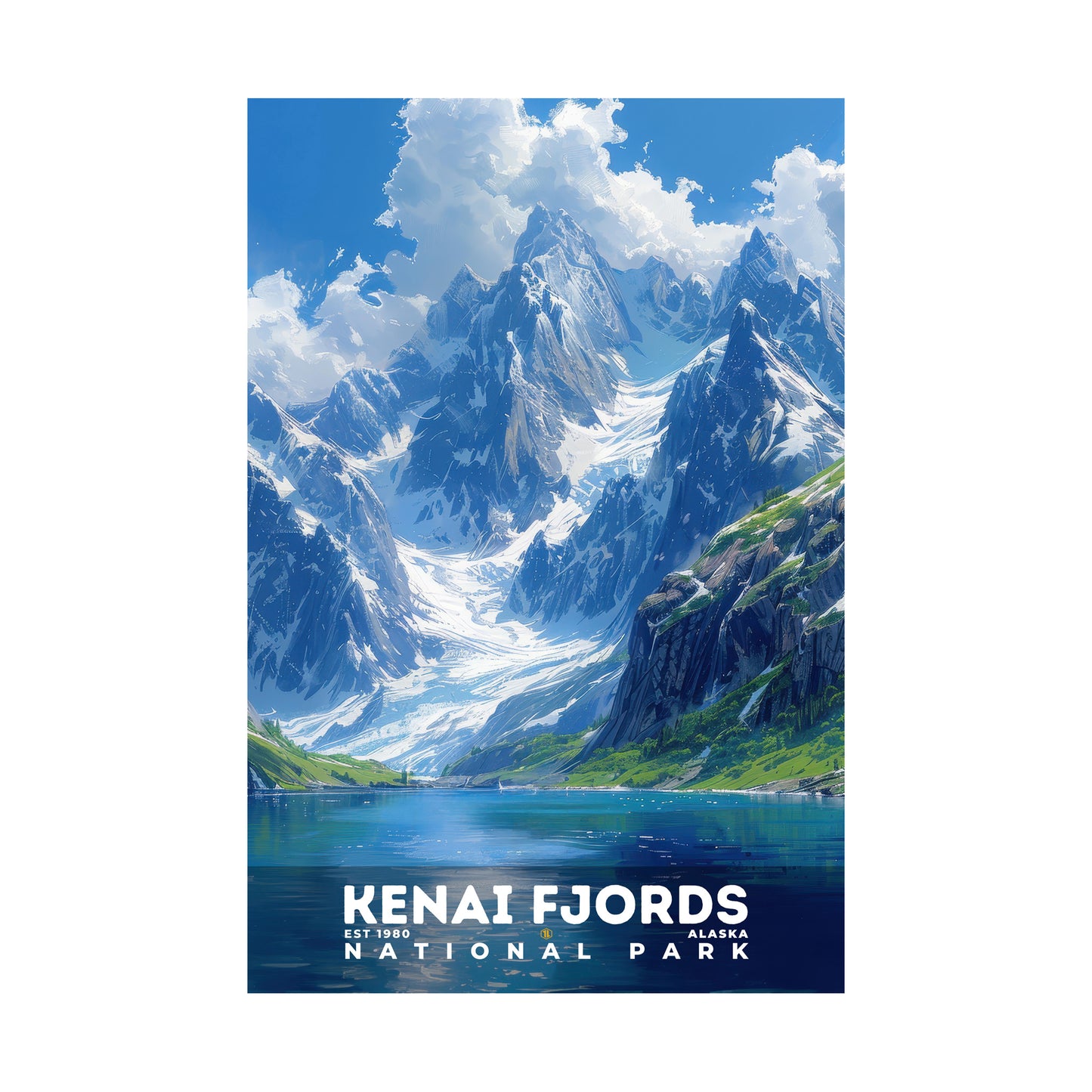 Kenai Fjords National Park Poster | S13