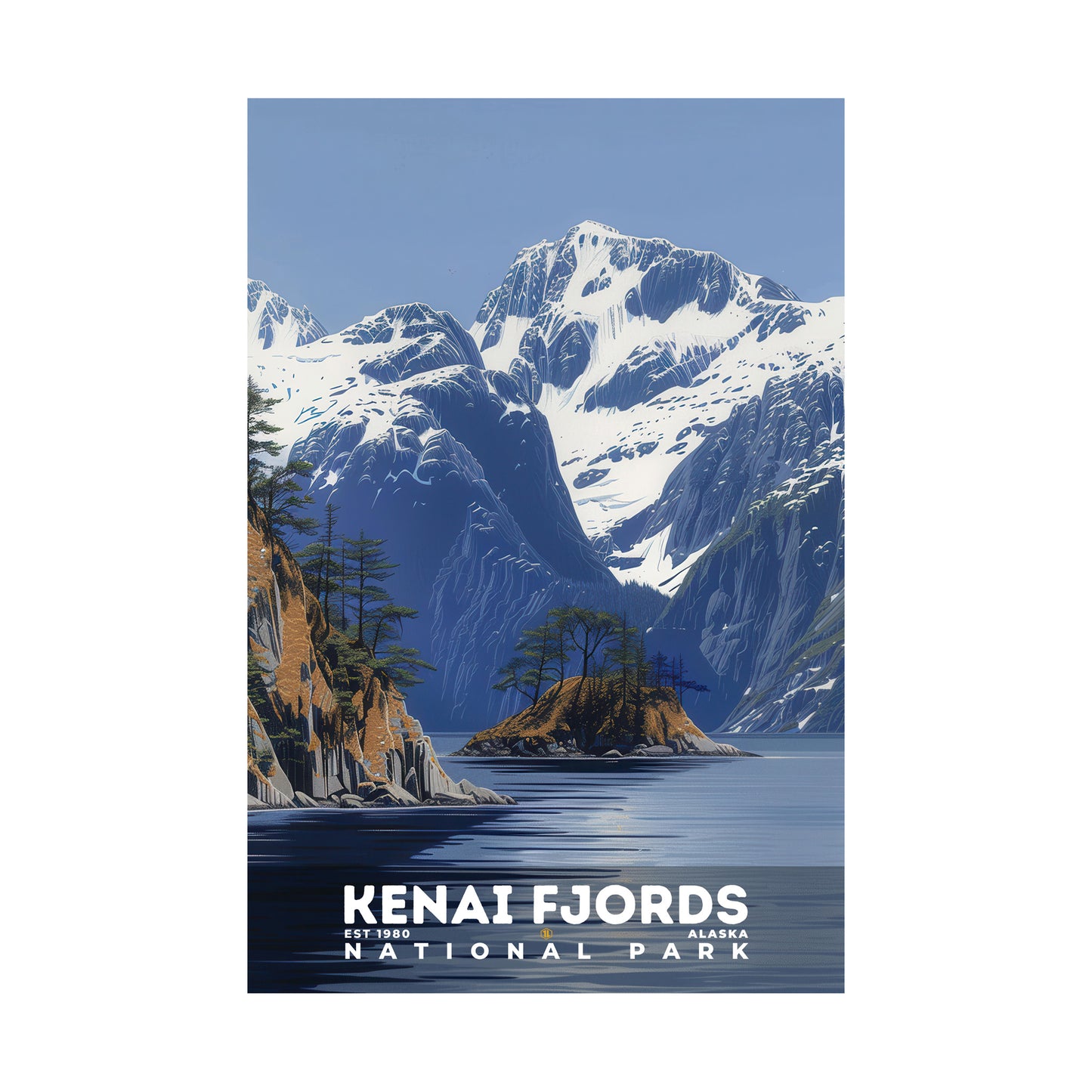 Kenai Fjords National Park Poster | S19