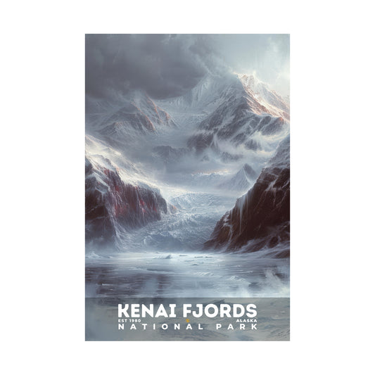 Kenai Fjords National Park Poster | S12