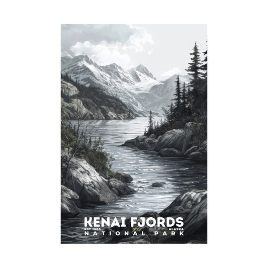 Kenai Fjords National Park Poster | S17